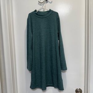 Old Navy Teal Ribbed Knit Sweater